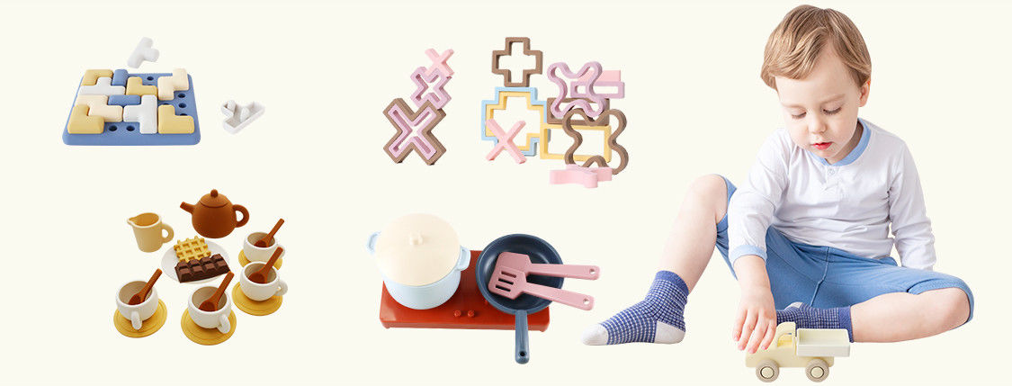 Insieme delle stoviglie del silicone
