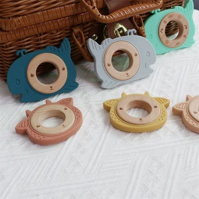 Calmare le gengive dolenti Silicone Bambino dentifricio dentifricio Gioco liscia pecora balena