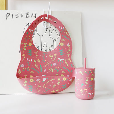 Proteggi i tuoi vestiti per bambini Bib di silicone per bambini resistente alle macchie Impressione animale Modello Bib di silicone