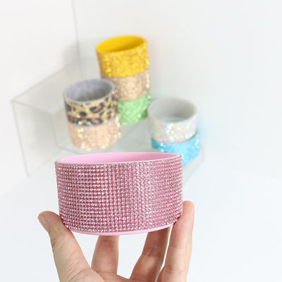 Coppa all'ingrosso Glitter silicone stivale per 20-40oz Copertura bottiglia Bottom manica Copertura protettiva bottone da bagno stampato
