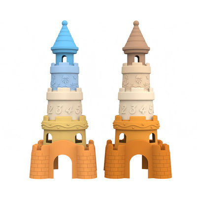 Produttore di silicone disegno di stampi personalizzati privati e all'ingrosso disponibili disegno di silicone castello torre di blocco giocattoli