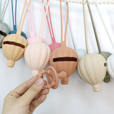Cassa della tettarella del silicone della mongolfiera, OEM fittizio amichevole della cassa del supporto di Eco
