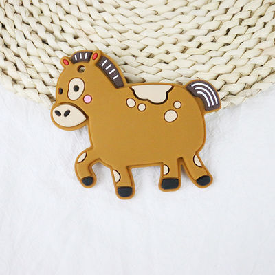 Silicone personale bambino variopinto Teether con il cavallo Dino Shape delle pecore
