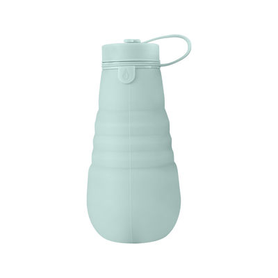 Morbidezza 500Ml pieghevole della bottiglia di acqua del silicone del ODM dell'OEM per correre