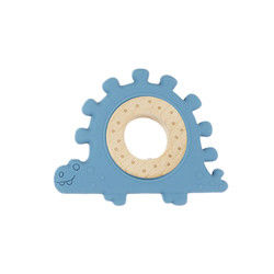 Polsino di legno dei giocattoli dei multi di colore bambini del silicone per l'infante
