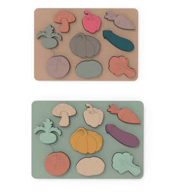 Le verdure modellano Montessori che i puzzle imbarazzano il materiale del silicone del commestibile