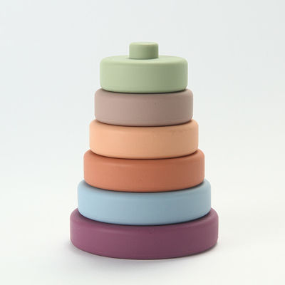 Multi giocattoli funzionali del silicone del bambino variopinti con il materiale amichevole del grado medico di Eco