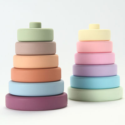 Multi giocattoli funzionali del silicone del bambino variopinti con il materiale amichevole del grado medico di Eco