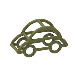 Il silicone del bambino di forma dell'automobile gioca il multi materiale non tossico del commestibile di colore