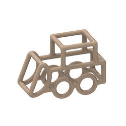 Il silicone del bambino di forma dell'automobile gioca il multi materiale non tossico del commestibile di colore