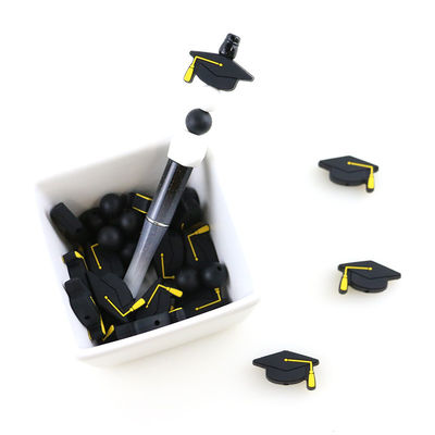 Perle focali su misura del silicone per la clip DIY del braccialetto di graduazione delle penne