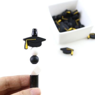Perle focali su misura del silicone per la clip DIY del braccialetto di graduazione delle penne