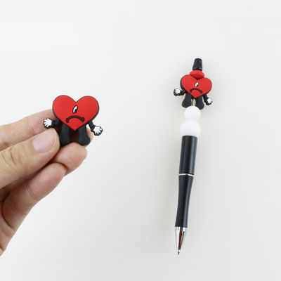 Cattivo materiale del commestibile di Bunny Custom Silicone Focal Beads per Pen Making