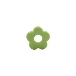 Perla 4.5cm mettere i denti del silicone dei fori del fiore per la collana di masticazione della clip della tettarella di DIY