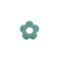 Perla 4.5cm mettere i denti del silicone dei fori del fiore per la collana di masticazione della clip della tettarella di DIY