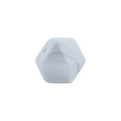 sicurezza amichevole di Eco della perla mettere i denti del silicone di esagono di 17mm masticabile per dentizione del bambino