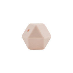 sicurezza amichevole di Eco della perla mettere i denti del silicone di esagono di 17mm masticabile per dentizione del bambino
