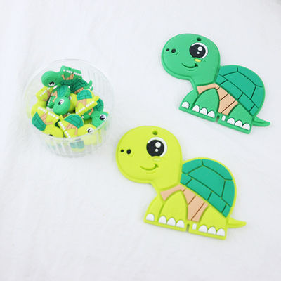 Perle animali del piccolo silicone, bambino Teether delle perle del silicone per il braccialetto di catene della collana