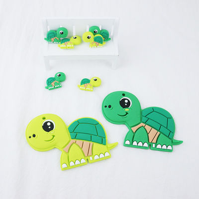 Perle animali del piccolo silicone, bambino Teether delle perle del silicone per il braccialetto di catene della collana