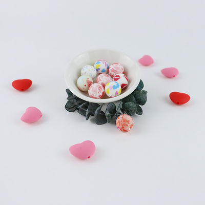 Perla rosa mettere i denti del silicone dei gioielli non tossica per il regalo del bambino DIY