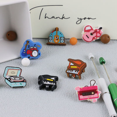 Il silicone amichevole di Eco ha personalizzato le perle mettere i denti per il braccialetto di Keychains