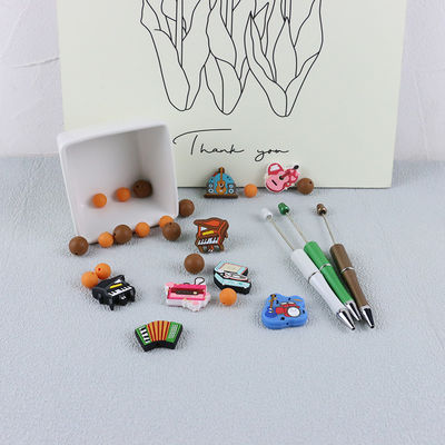 Il silicone amichevole di Eco ha personalizzato le perle mettere i denti per il braccialetto di Keychains
