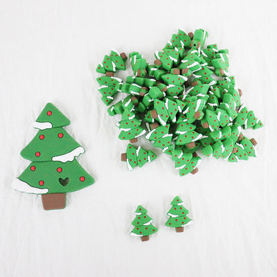 Mini Food Grade Christmas Silicone borda per la collana della catena della tettarella di DIY