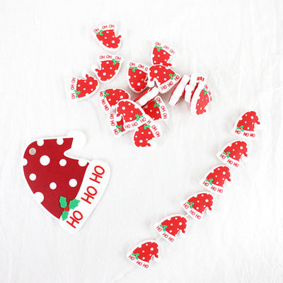Mini Food Grade Christmas Silicone borda per la collana della catena della tettarella di DIY