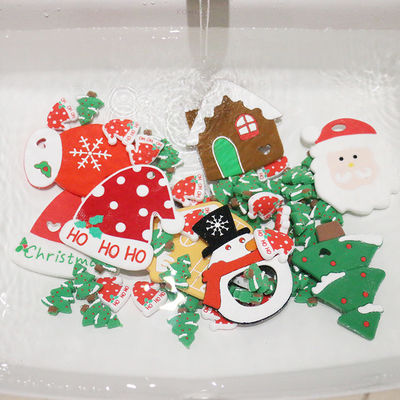 Mini Food Grade Christmas Silicone borda per la collana della catena della tettarella di DIY