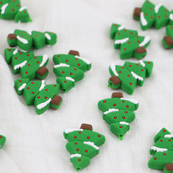 Mini Food Grade Christmas Silicone borda per la collana della catena della tettarella di DIY
