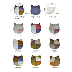 Piatto di Cat Face Style Silicone Section con la certificazione del CE BSCI