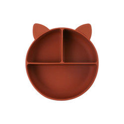 Cat Style Kids Silicone Bowl, silicone variopinto ha diviso l'OEM della piastrina di aspirazione