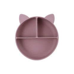 Cat Style Kids Silicone Bowl, silicone variopinto ha diviso l'OEM della piastrina di aspirazione