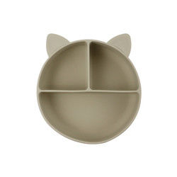 Cat Style Kids Silicone Bowl, silicone variopinto ha diviso l'OEM della piastrina di aspirazione