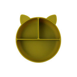 Cat Style Kids Silicone Bowl, silicone variopinto ha diviso l'OEM della piastrina di aspirazione