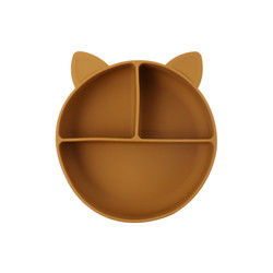 Cat Style Kids Silicone Bowl, silicone variopinto ha diviso l'OEM della piastrina di aspirazione
