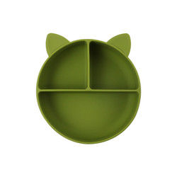 Cat Style Kids Silicone Bowl, silicone variopinto ha diviso l'OEM della piastrina di aspirazione