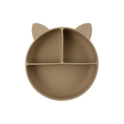 Cat Style Kids Silicone Bowl, silicone variopinto ha diviso l'OEM della piastrina di aspirazione