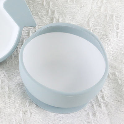 Insieme libero su ordinazione della ciotola degli alimenti per bambini di BPA, ciotola del silicone del bambino di aspirazione del commestibile