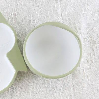 Insieme libero su ordinazione della ciotola degli alimenti per bambini di BPA, ciotola del silicone del bambino di aspirazione del commestibile