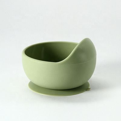 La ciotola durevole del silicone di multi colori ha messo delicatamente flessibile per l'alimentazione del bambino