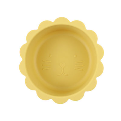La ciotola del silicone di aspirazione ha messo il PVC libero di BPA libero per i bambini infantili unisex