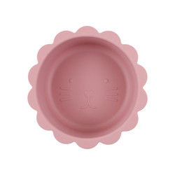 La ciotola personale del silicone di aspirazione ha messo il materiale libero non tossico impermeabile di BPA