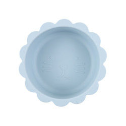 La ciotola personale del silicone di aspirazione ha messo il materiale libero non tossico impermeabile di BPA