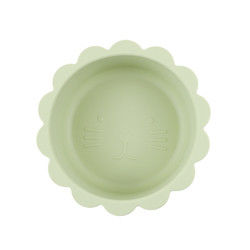 La ciotola personale del silicone di aspirazione ha messo il materiale libero non tossico impermeabile di BPA