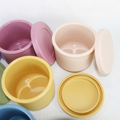 Insieme libero della ciotola del silicone di BPA, silicone Bento Boxes With Customized Logo