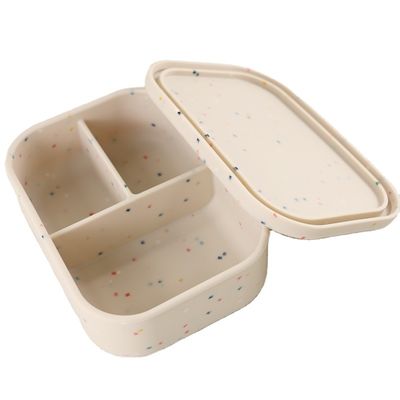 scatola di pranzo pieghevole del silicone di 800ml 1200ml per il bento all'aperto dell'ufficio