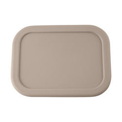 3 contenitori del pranzo del silicone del compartimento, silicone riutilizzabile Bento Lunch Box Leak Proof