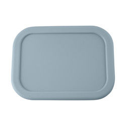 3 contenitori del pranzo del silicone del compartimento, silicone riutilizzabile Bento Lunch Box Leak Proof