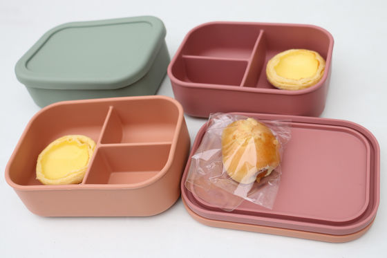 Contenitori di stoccaggio sostenibili dell'alimento del silicone per il ODM dei lavoratori di studenti